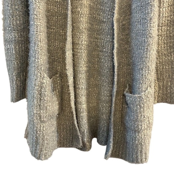 INC Women's Gray Oversized Cardigan Sweater M Long Sleeve Casual Knit - Picture 4 of 8